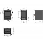 Ecosy+ Hampton 5 Pure Bio Stove 